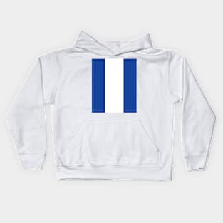 Classic Birmingham City 1970s Blue and White Stripe Kids Hoodie